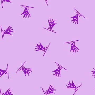 Hand dead zombie glyph vector seamless pattern Stock Illustration