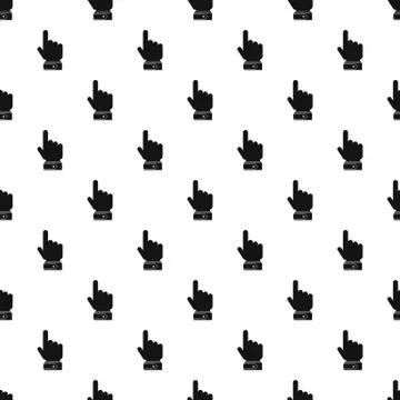 Hand direction pattern seamless Illustrazione stock