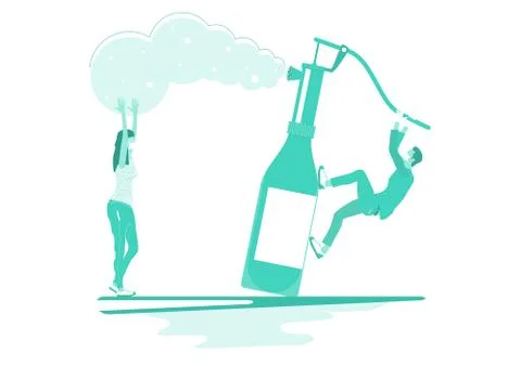 Hand disinfection. Stock Illustration