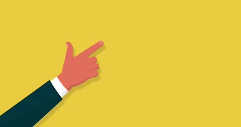 Hand doing the finger gun gesture Stock Footage 143783232