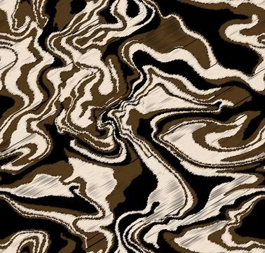 Hand draw abstract doodle pattern. Stock Illustration