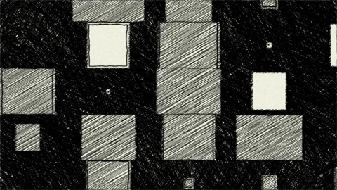 Hand draw animation of blocks Stock Footage 231174188