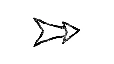 Hand Draw Arrow Pointing to Oval. Arrow Up whiteboard animation 4K Motion Video stock 150770624