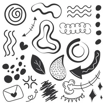 Hand draw colored pattern background Vector Stock Illustration