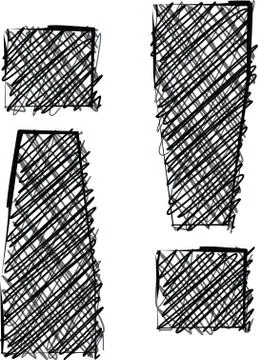 Hand draw font. vector illustration Stock Illustration