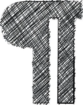 Hand draw font. vector illustration Stock Illustration