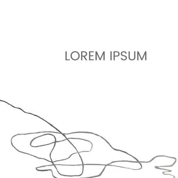 Hand draw frame abstract template Stock Illustration