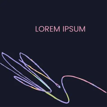 Hand draw frame abstract template Stock Illustration