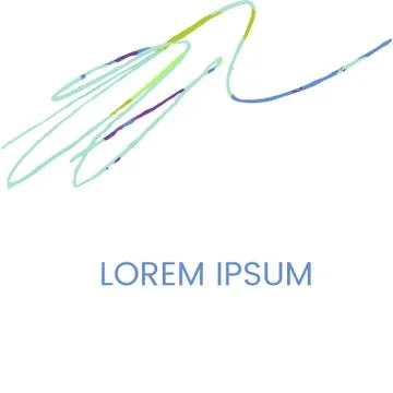 Hand draw frame abstract template Stock Illustration