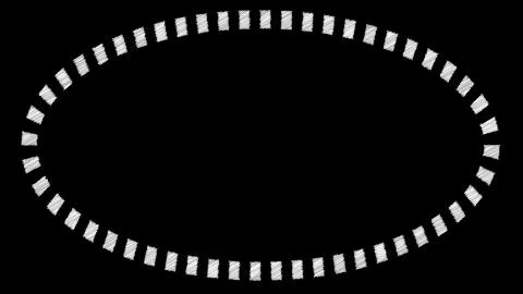 Hand draw frame with grunge texture, 3d render computer generated background for Stock Illustration