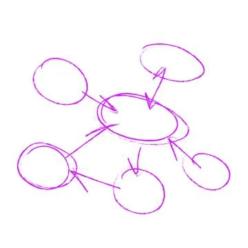 Hand draw icons Stock Illustration