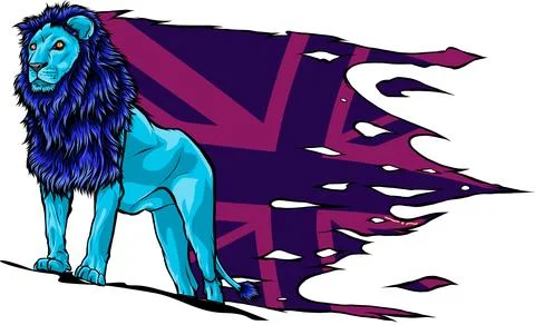 Hand draw of Lion vector illustration design Stock Illustration