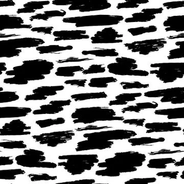 Hand draw scrawl lines seamless pattern. Abstract background Illustrazione stock