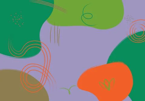 Hand draw shape background. Vector illustration. Stock Illustration