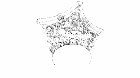 Hand draw sketch chapiter Stock Footage 10787258