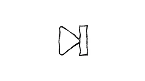 Hand draw technology icon on dark background. Information technology. Motion Stockbeeldmateriaal 153803828