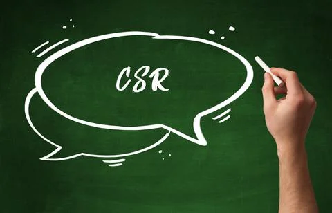 Hand drawing abbreviation concept concept Foto stock