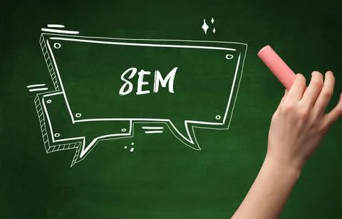 Hand drawing abbreviation concept Stock Photos