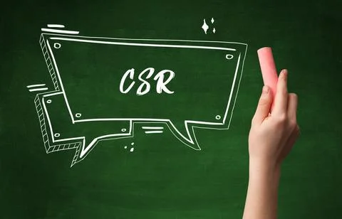 Hand drawing abbreviation concept Foto stock