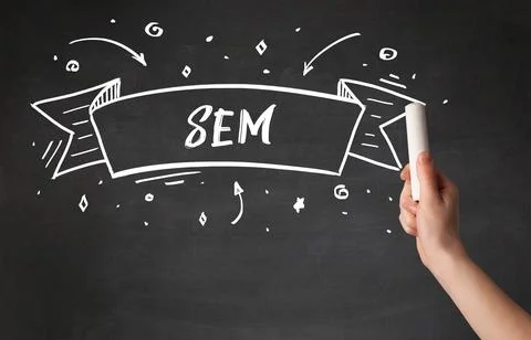 Hand drawing abbreviation concept Stock Photos