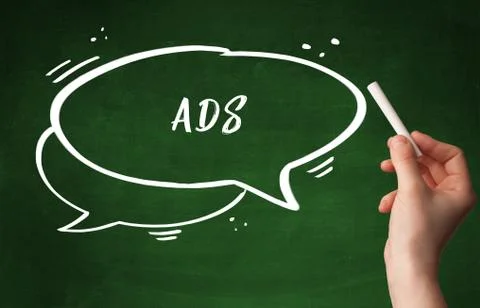 Hand drawing abbreviation Stock Photos