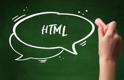 Hand drawing abbreviation Stock Photos