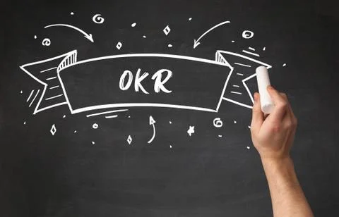 Hand drawing abbreviation Stock Photos