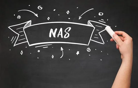 Hand drawing abbreviation Stock Photos