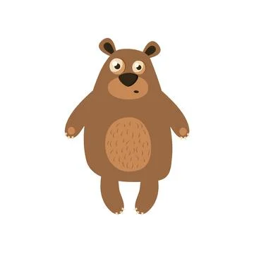 Hand drawing bear print design with slogan. Vector illustration design for fa Stock Illustration