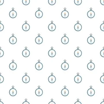 Hand drawing compass pattern for travel and navigation Stock Illustration