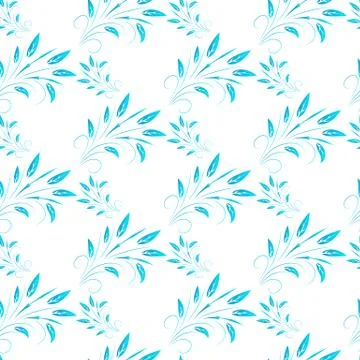 Hand drawing floral background Stock Illustration