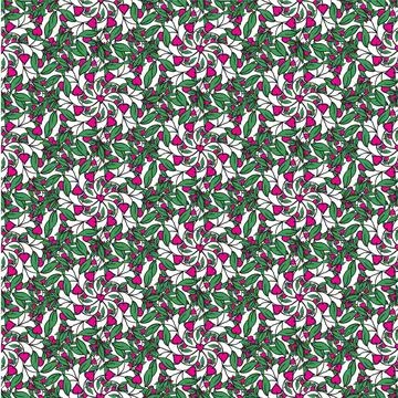 Hand drawing floral background vector illustrator of Hand drawing floral b... 스톡 사진
