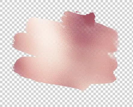 Hand drawing gradient rose gold stroke paint glittering background Stock Illustration