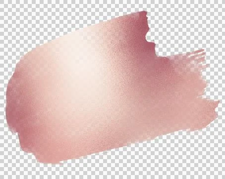 Hand drawing gradient rose gold stroke paint glittering background Stock Illustration