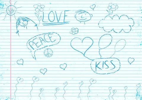 Hand drawing Stock Illustration