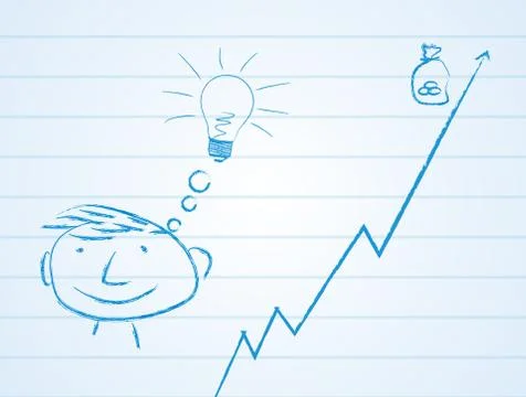 Hand drawing Stock Illustration