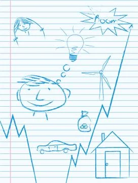 Hand drawing Stock Illustration