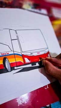 Hand Drawing Stock Illustration