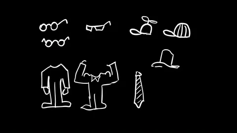 Hand drawing to insert in a short video and bring the composition to life Video stock 293148893