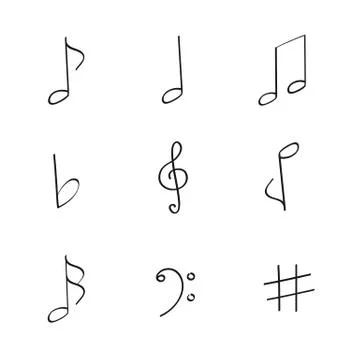 Hand-drawing notes Stock Illustration