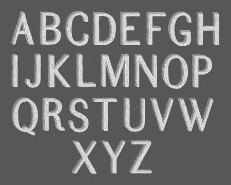 Hand drawing typography Stock Illustration