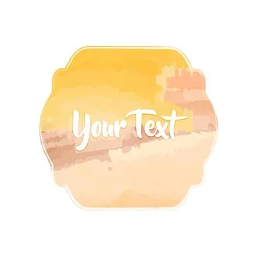 Hand drawing watercolor background vector Stockillustratie