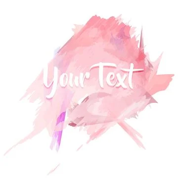 Hand drawing watercolor background vector Stockillustratie