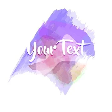 Hand drawing watercolor background vector Stock-Illustration