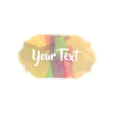 Hand drawing watercolor background vector Stockillustratie