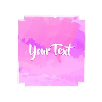 Hand drawing watercolor background vector Stockillustratie