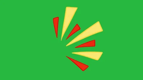 Hand Drawn 2D Animated Cartoon Shock Impact Wedge Explosion Element Видео 339335509