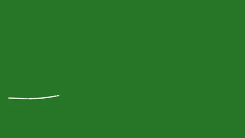 Hand drawn 2d animated white wind lines blowing on a green screen background Stock-Footage 329401205