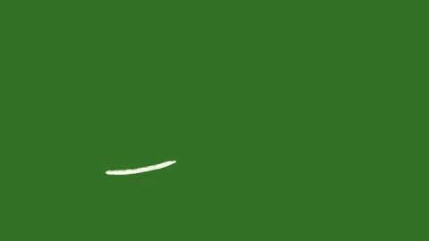 Hand drawn 2d animated white wind lines blowing on a green screen background Stock Footage 329401210
