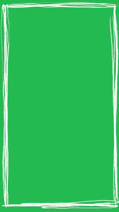 Hand Drawn 2D Animated White Scribble Frame Vertical Border Motion Graphic 動画素材 334579577